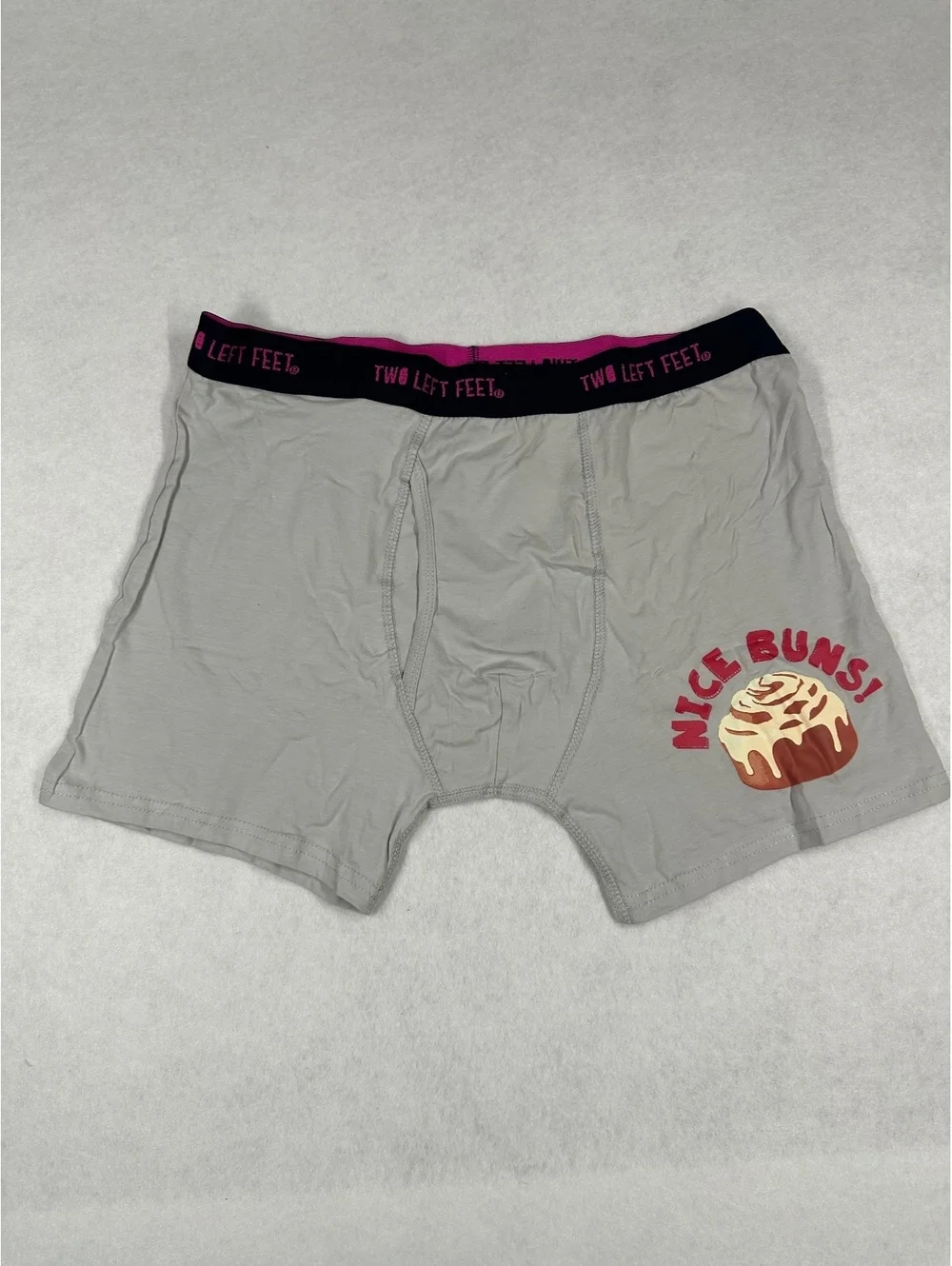 Two Left Feet Men's Trunks XL Blend Boxer Briefs with Nice Buns Print